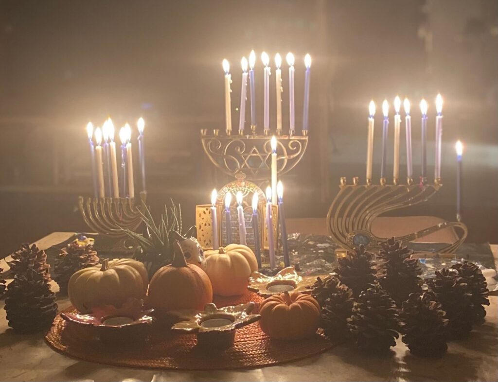 Jewish holiday celebration
